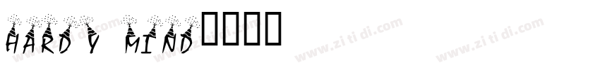 hardy mind字体转换